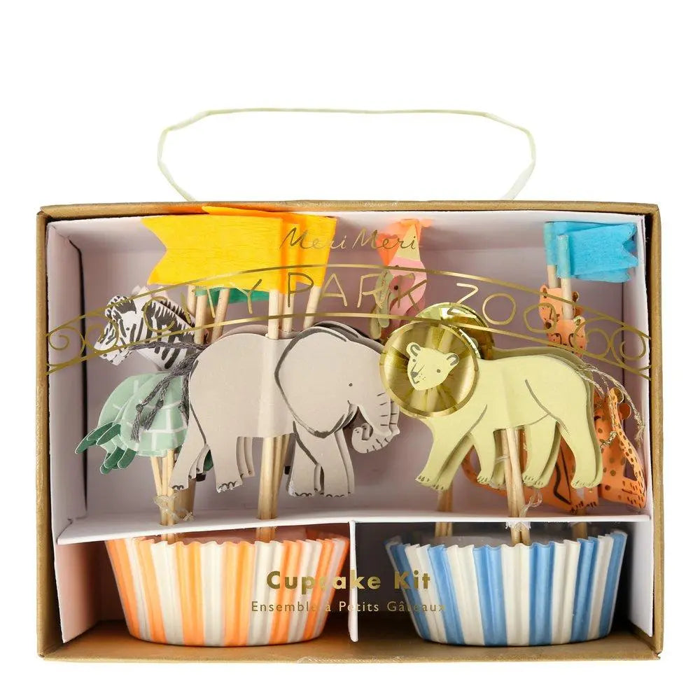 Safari Animals Cupcake Kit Meri Meri
