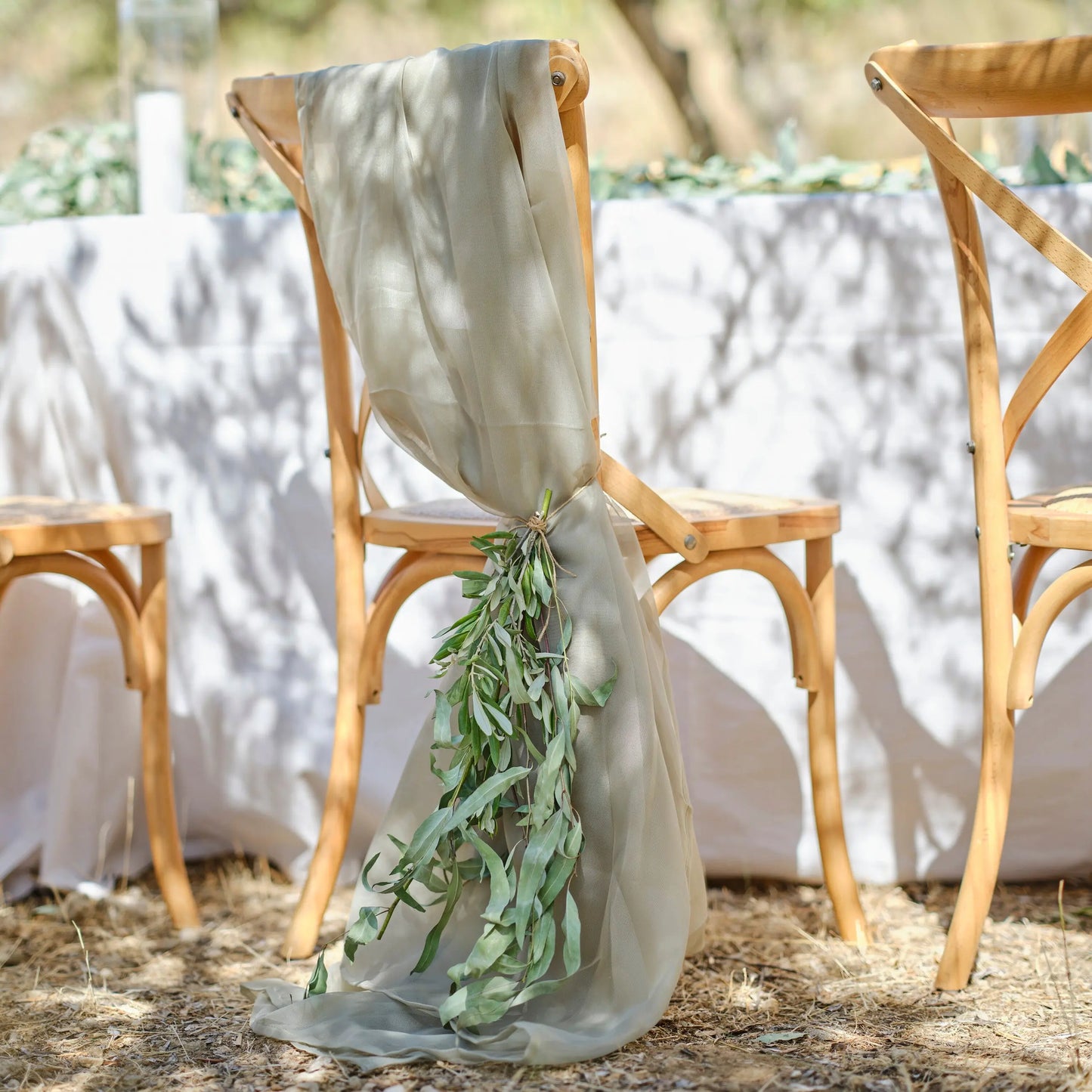 Sage Fabric Table Runner Ginger Ray