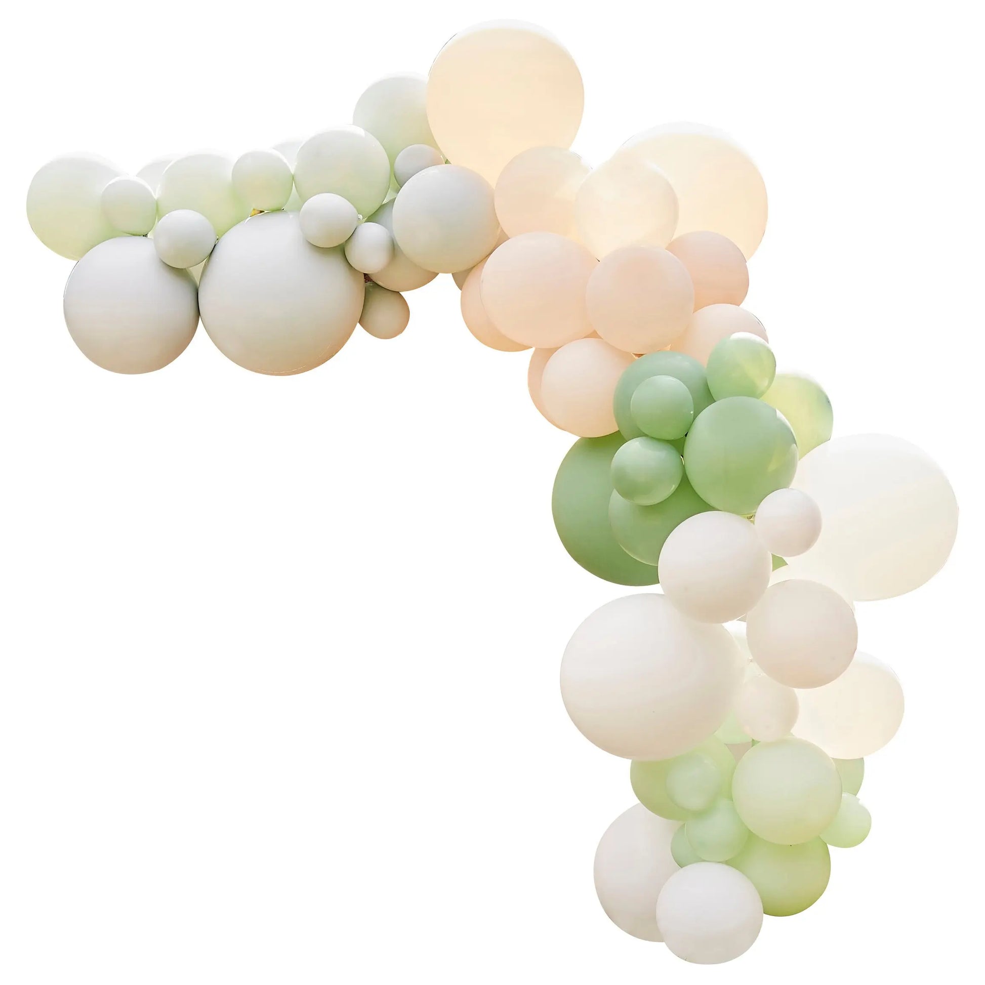 Sage, Nude & White Balloon Arch Kit Ginger Ray