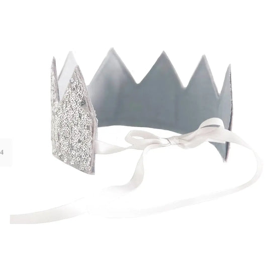 Sequin Crown, Silver alimrose