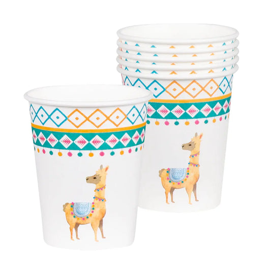 Set 6 Gobelets Lama (25 cl) cotillons Alsace