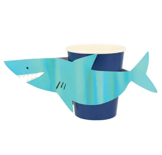 Shark Cups (x 8) Meri Meri