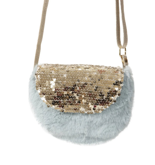 Shimmer Sequin Fur Bag Rockahula