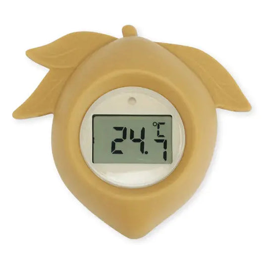 Silicone Bath Thermometer  Lemon Honey Mustard Konges Slojd
