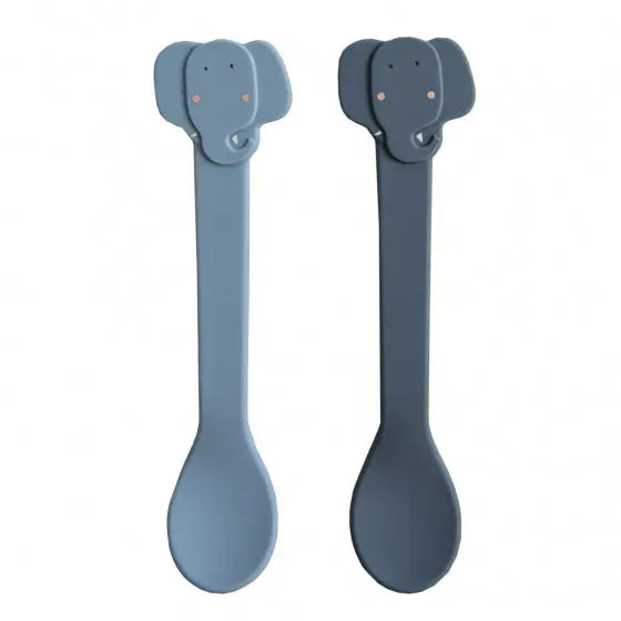 Silicone spoon 2-pack - Mrs. Elephant Trixie