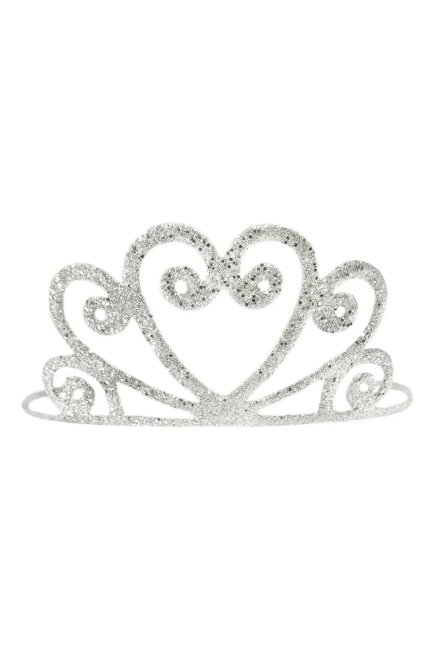 Silver Glitter Tiara Great Pretenders