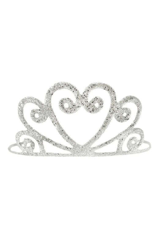 Silver Glitter Tiara Great Pretenders