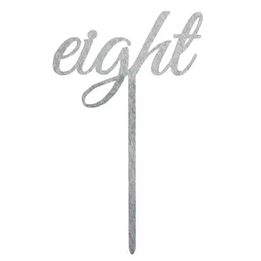 Silver Wedding Table Numbers - Metallic Perfection Ginger Ray