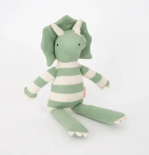 Small Triceratops Knitted Toy Meri Meri