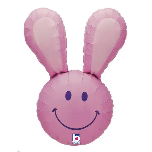 Smiley Bunny Pink Foil