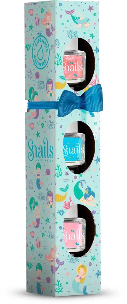 Snails - Mini 3-Pack Mermaid Snails