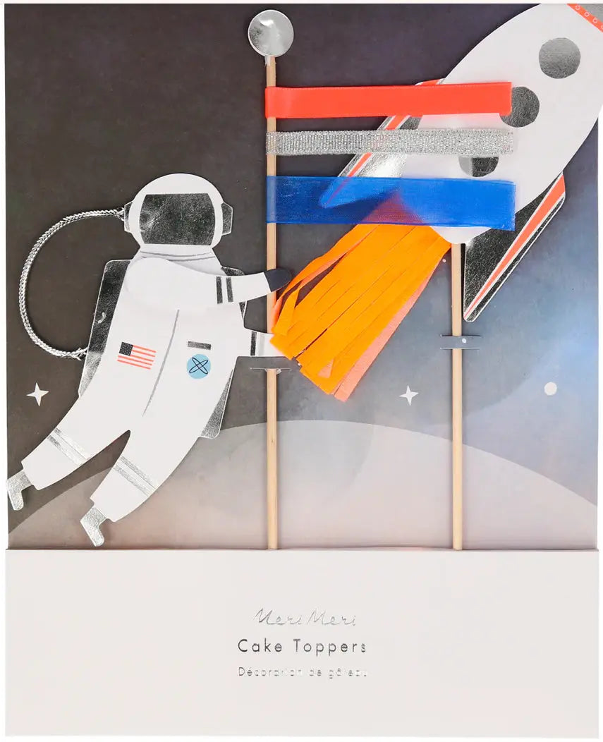 Space Cake Toppers (x 2) Meri Meri