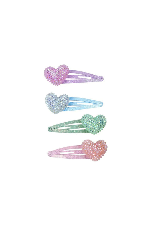 Sparkle Heart Bobble Hair Clips Great Pretenders