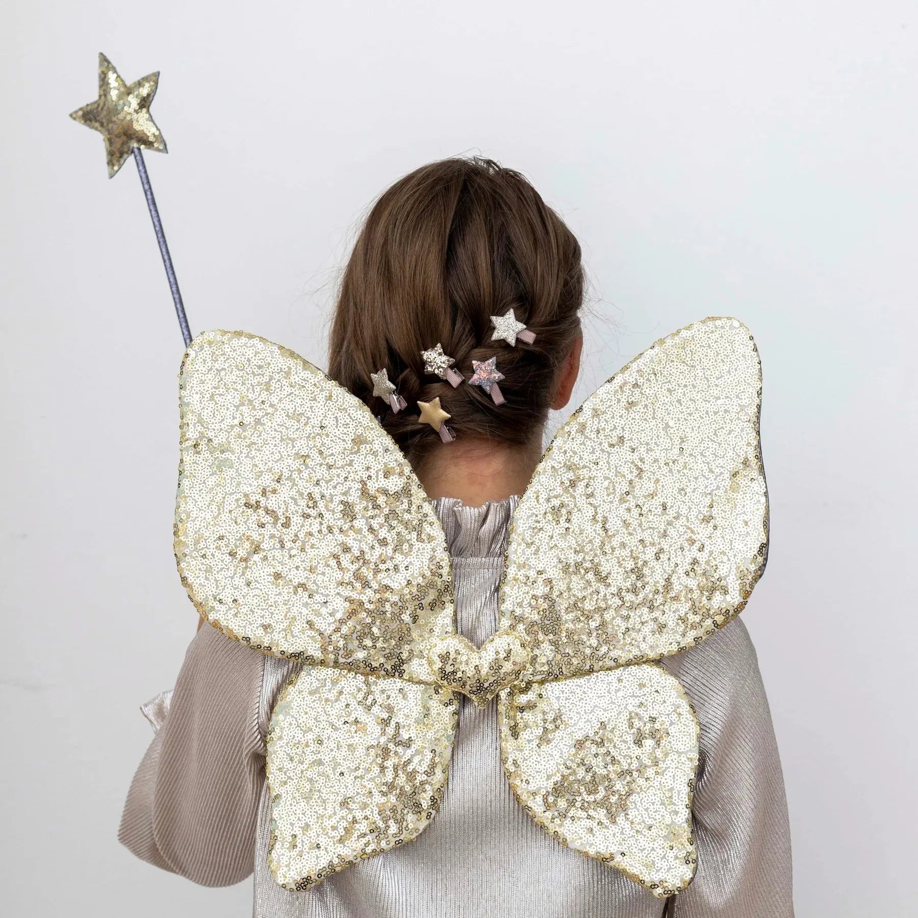 Sparkle sequin wings Gold Mimi & Lula