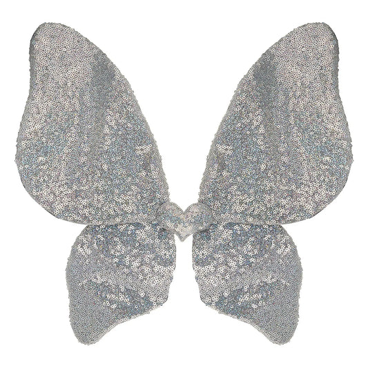 Sparkle sequin wings Silver Mimi & Lula