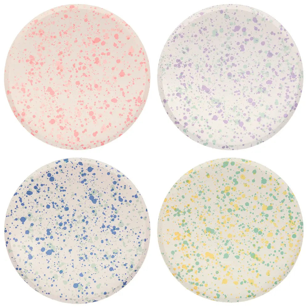 Speckled dinner plates L - various colours - MERI MERI Meri Meri