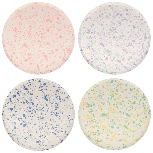 Speckled dinner plates L - various colours - MERI MERI Meri Meri