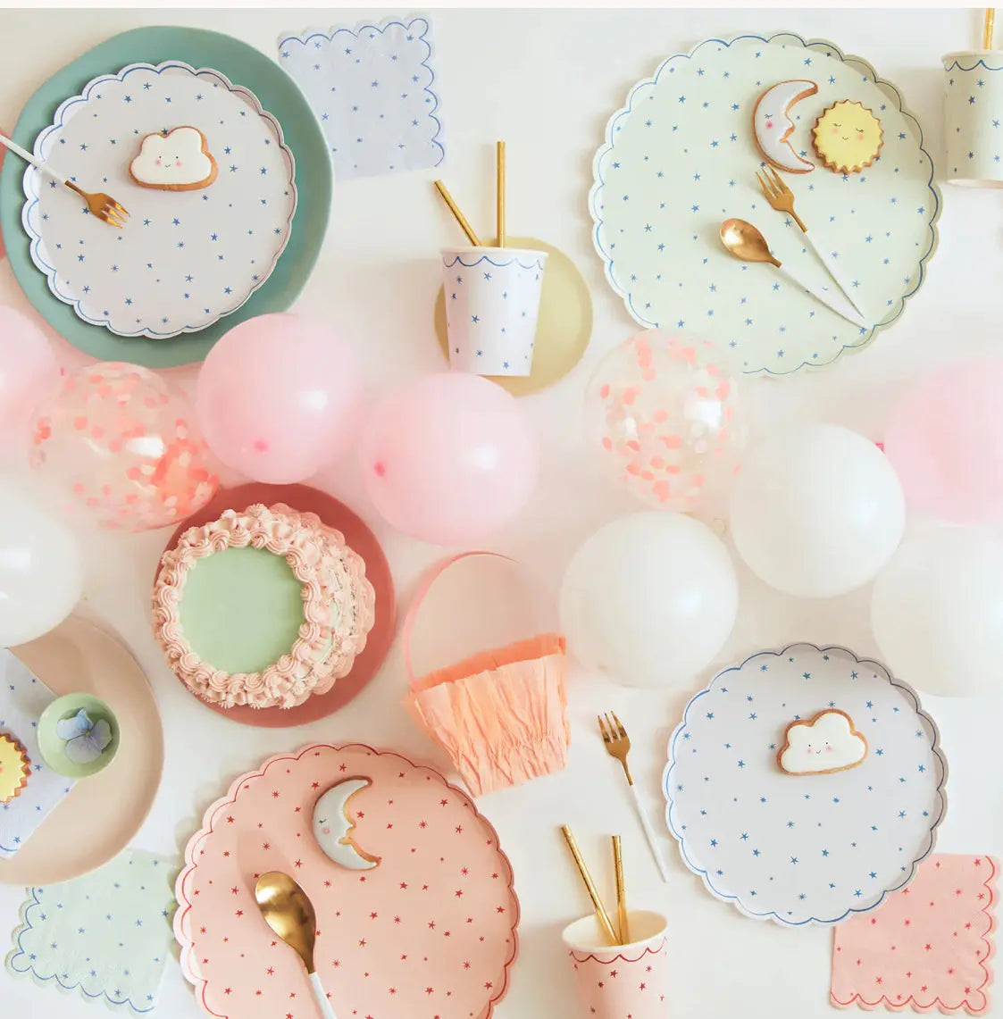 Star Pattern Small Napkins (x 16) Meri Meri