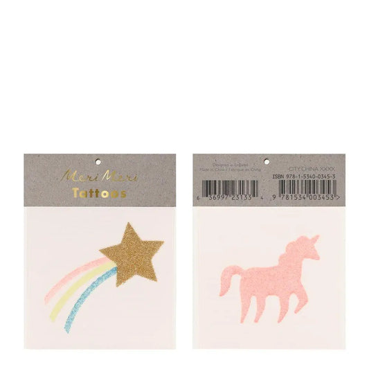 Star & Unicorn Small Tattoos Meri Meri