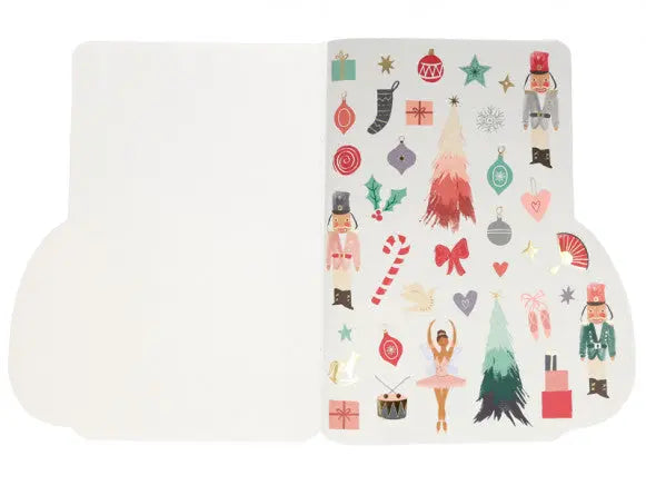 Stickers & Sketch Book NUTCRACKER Meri Meri
