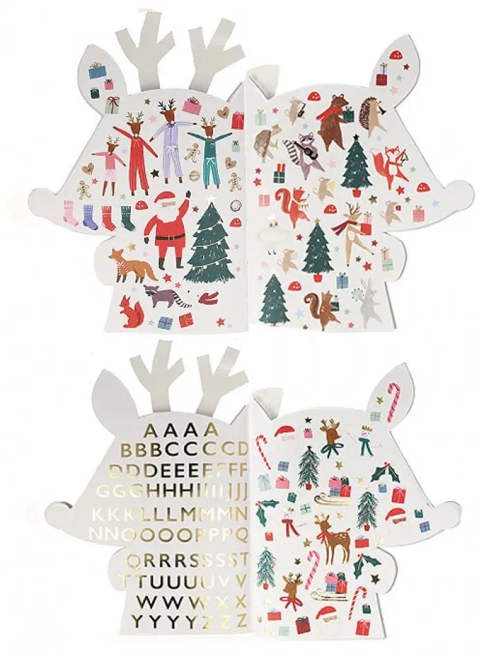 Stickers & Sketch Book REINDEER Meri Meri