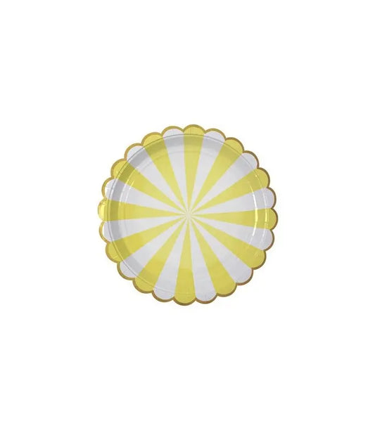 Stripe plates Meri Meri