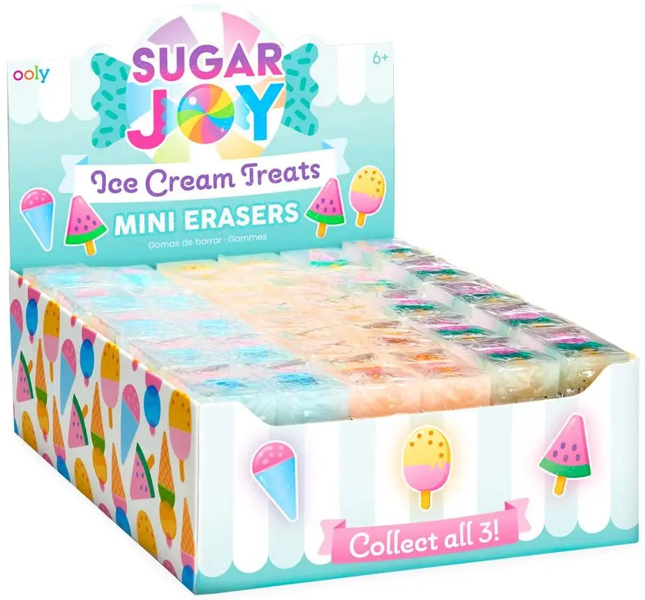 Sugar Joy Ice Cream Treats Mini Eraser OOLY