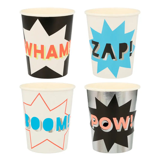 Superhero cups Meri Meri