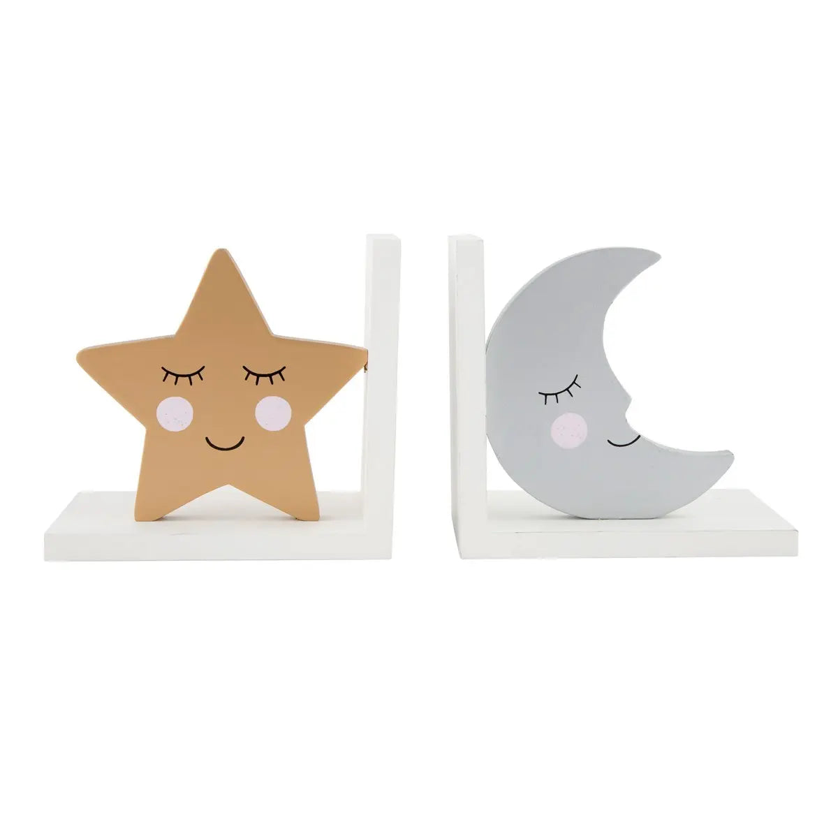 Sweet Dreams Star & Moon Bookends SASS AND BELLE