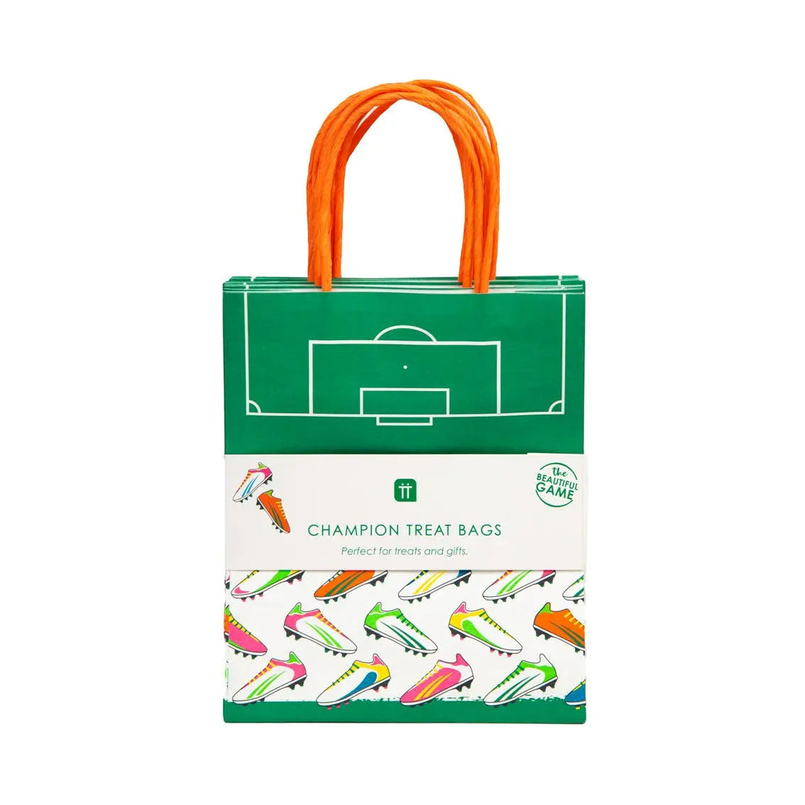 Talking Tables - Eco-Friendly Football Party Bags - 8 Pack Talking Tables