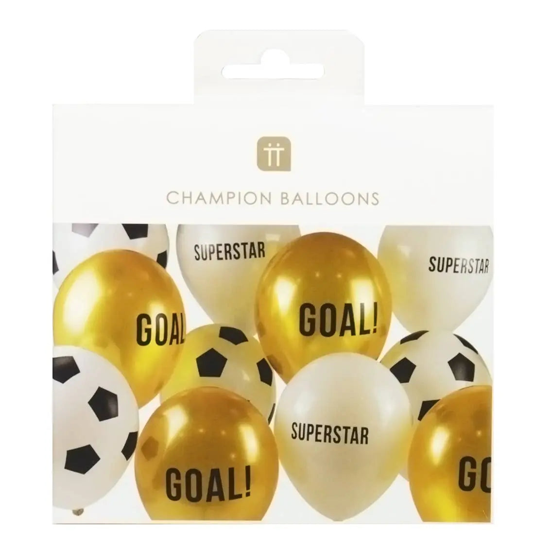 Talking Tables - Football Balloons - 12 Pack Talking Tables