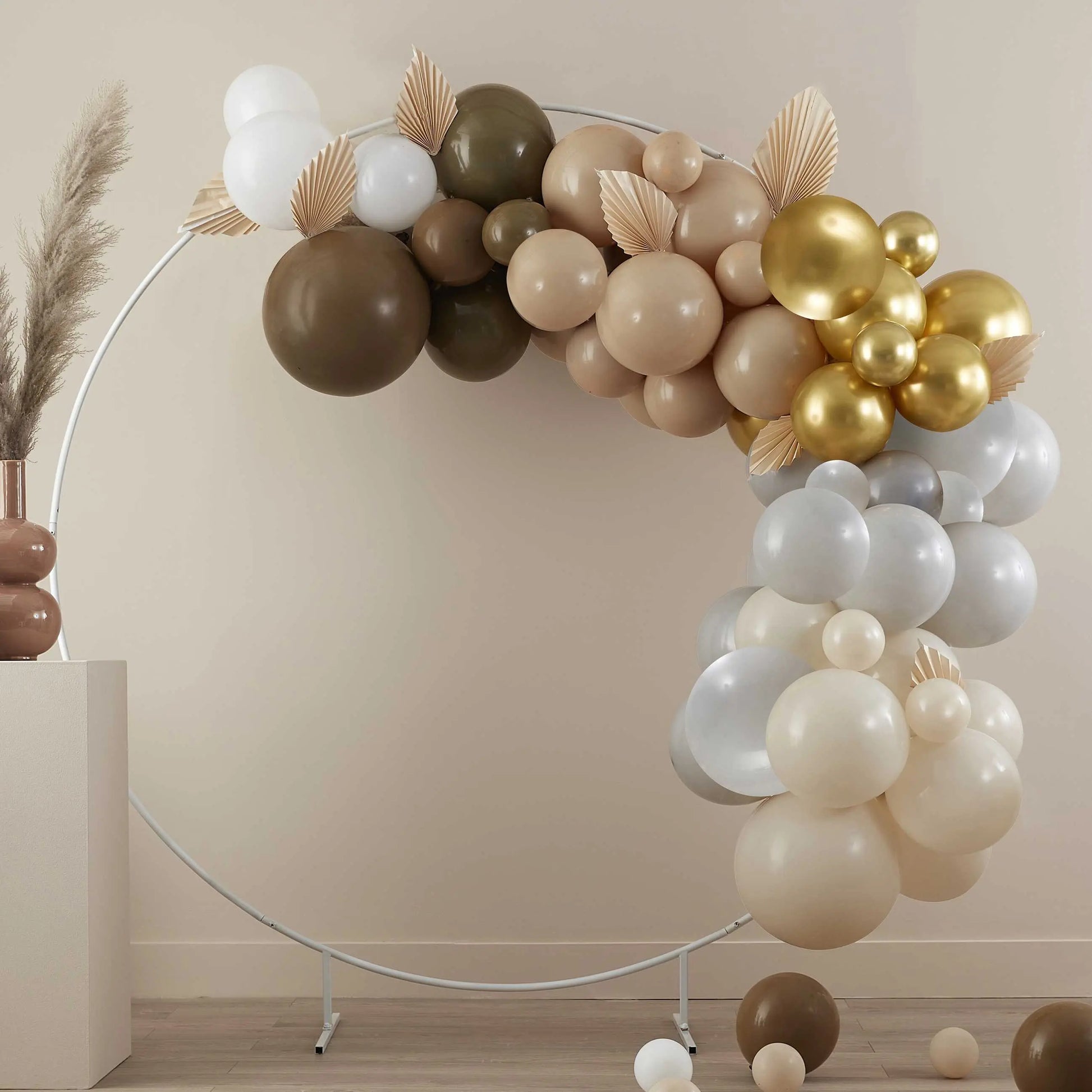 Taupe, Brown & Nude Balloon Arch Kit Ginger Ray