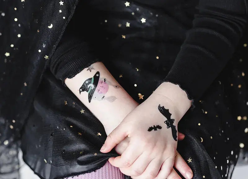Temporary tattoos Halloween Partydeco