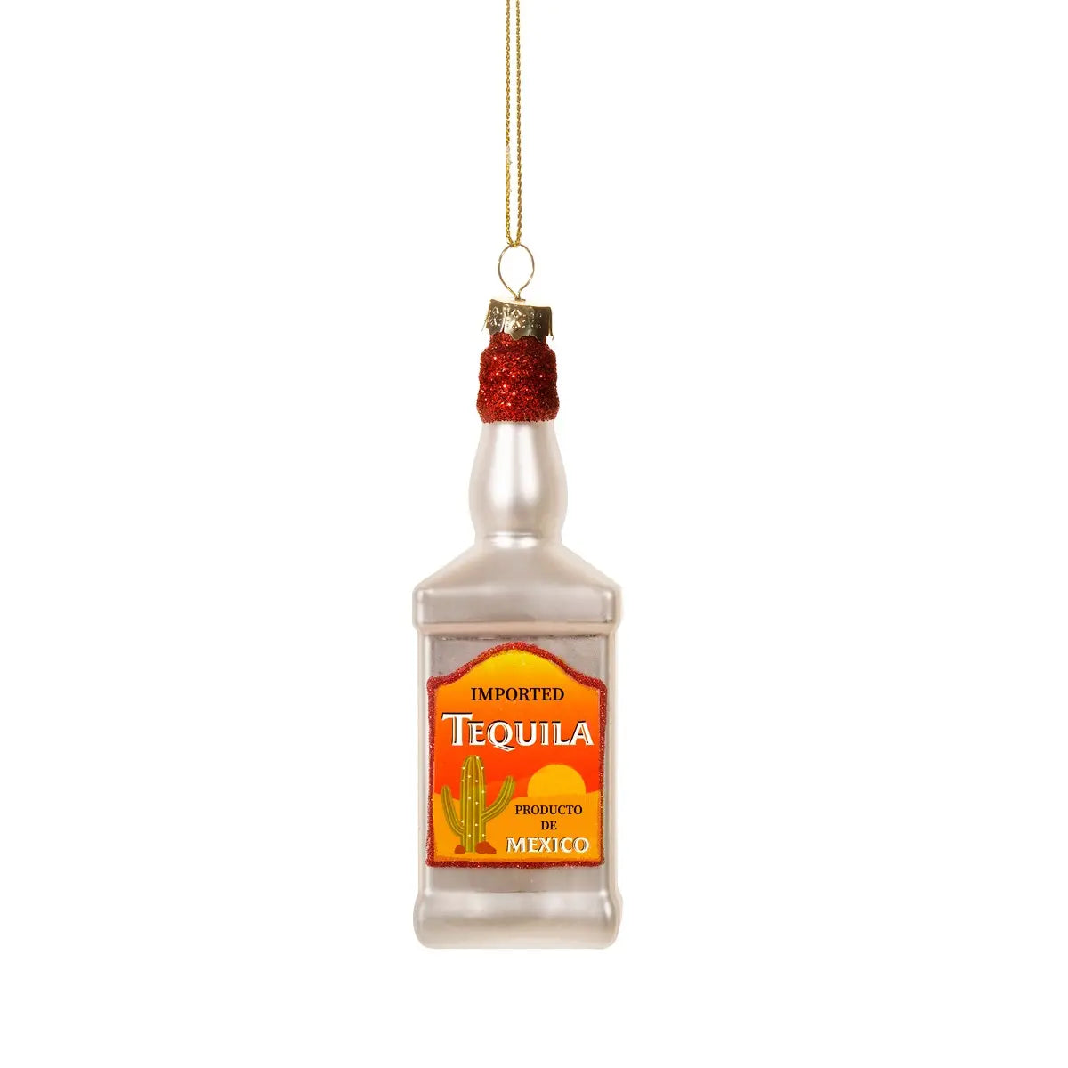 Tequila Bottle Shaped Bauble - SASS & BELLE SASS AND BELLE