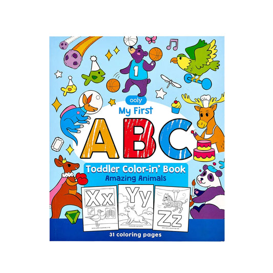 Toddler Color-In’ Book – ABC Amazing Animals OOLY