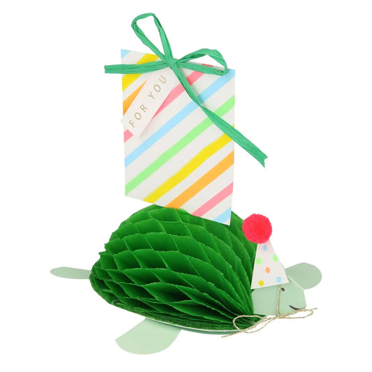 Tortoise honeycomb Greeting Card Meri Meri