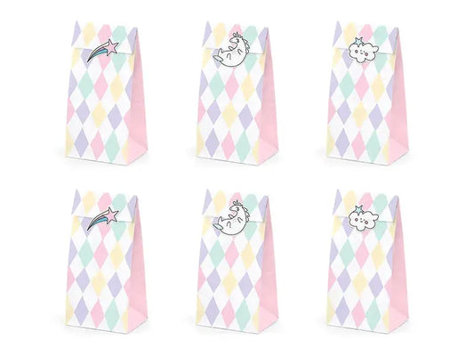 Treat bags Unicorn Partydeco