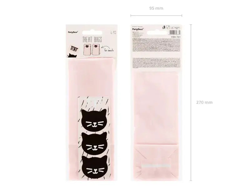 Treat bags cat Partydeco