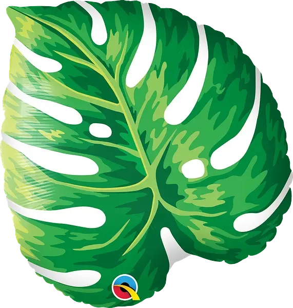 Tropical Philodendron Foil Balloon qualatex