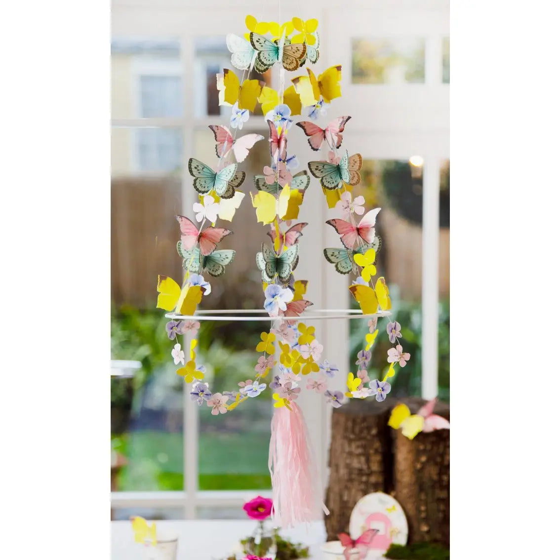 Truly Fairy Paper Butterfly Chandelier Talking Tables