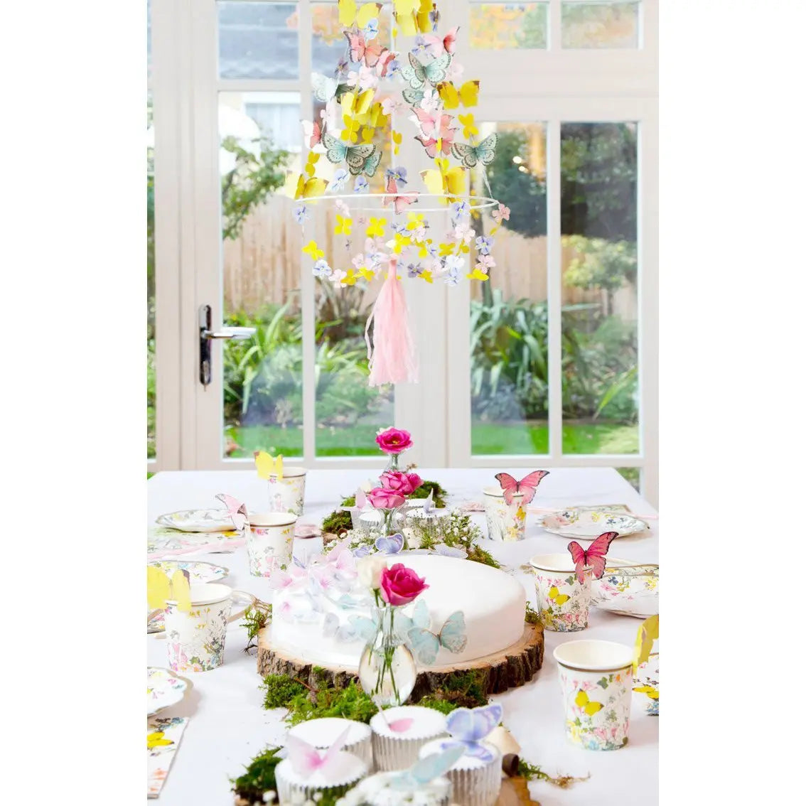 Truly Fairy Paper Butterfly Chandelier Talking Tables