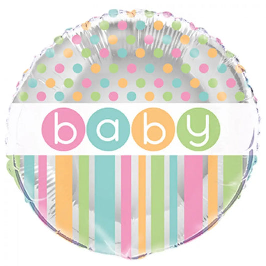 UN.BABY SHOWER.PASTEL - 45CM qualatex