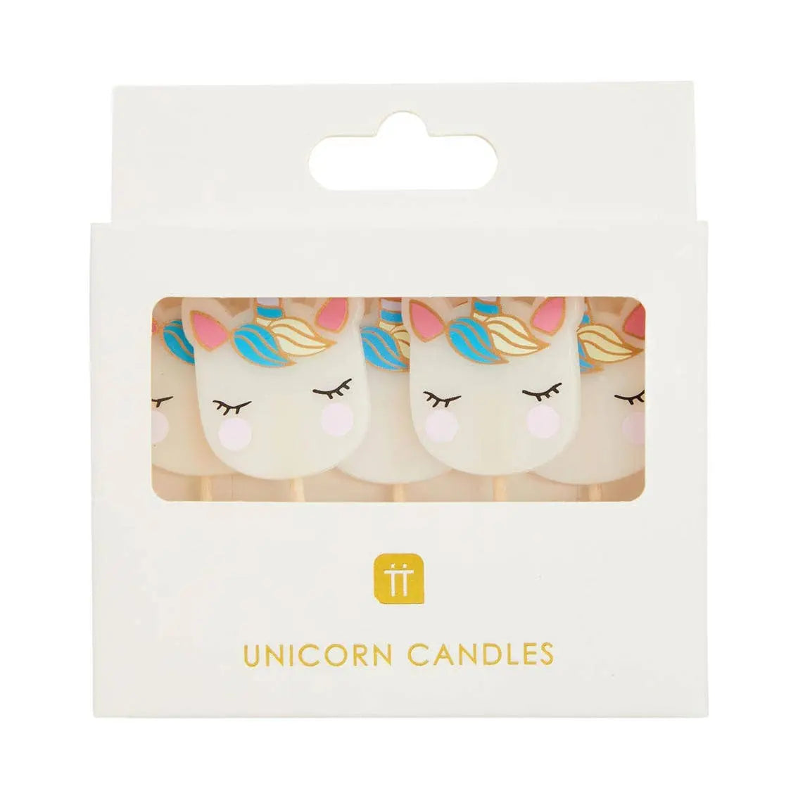 Unicorn Candles - 5 Pack Talking Tables