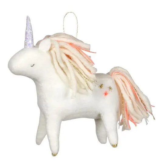Unicorn felt tree decoration - MERI MERI Meri Meri