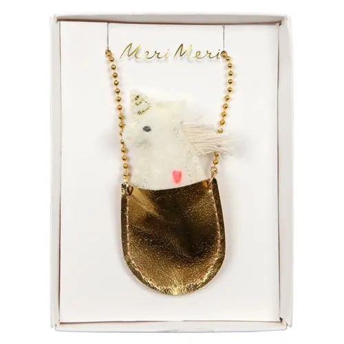 Unicorn pocket necklace Meri Meri