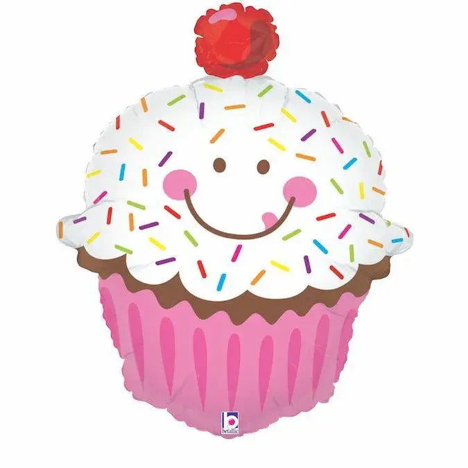 VERY SPECIAL SPRINKLED-CUPCAKE BALLOON thepartyville