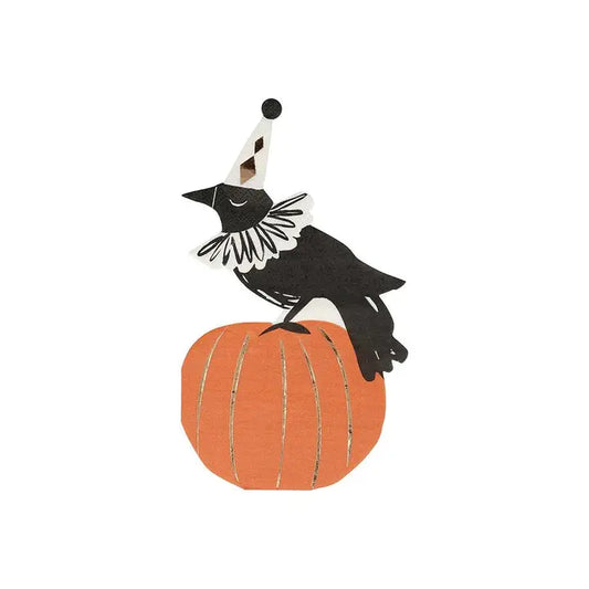 Vintage Halloween Crow Napkins Meri Meri