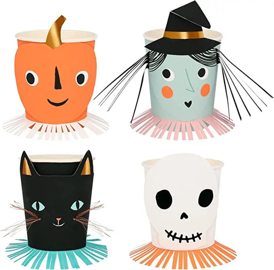 Vintage Halloween Cups Meri Meri