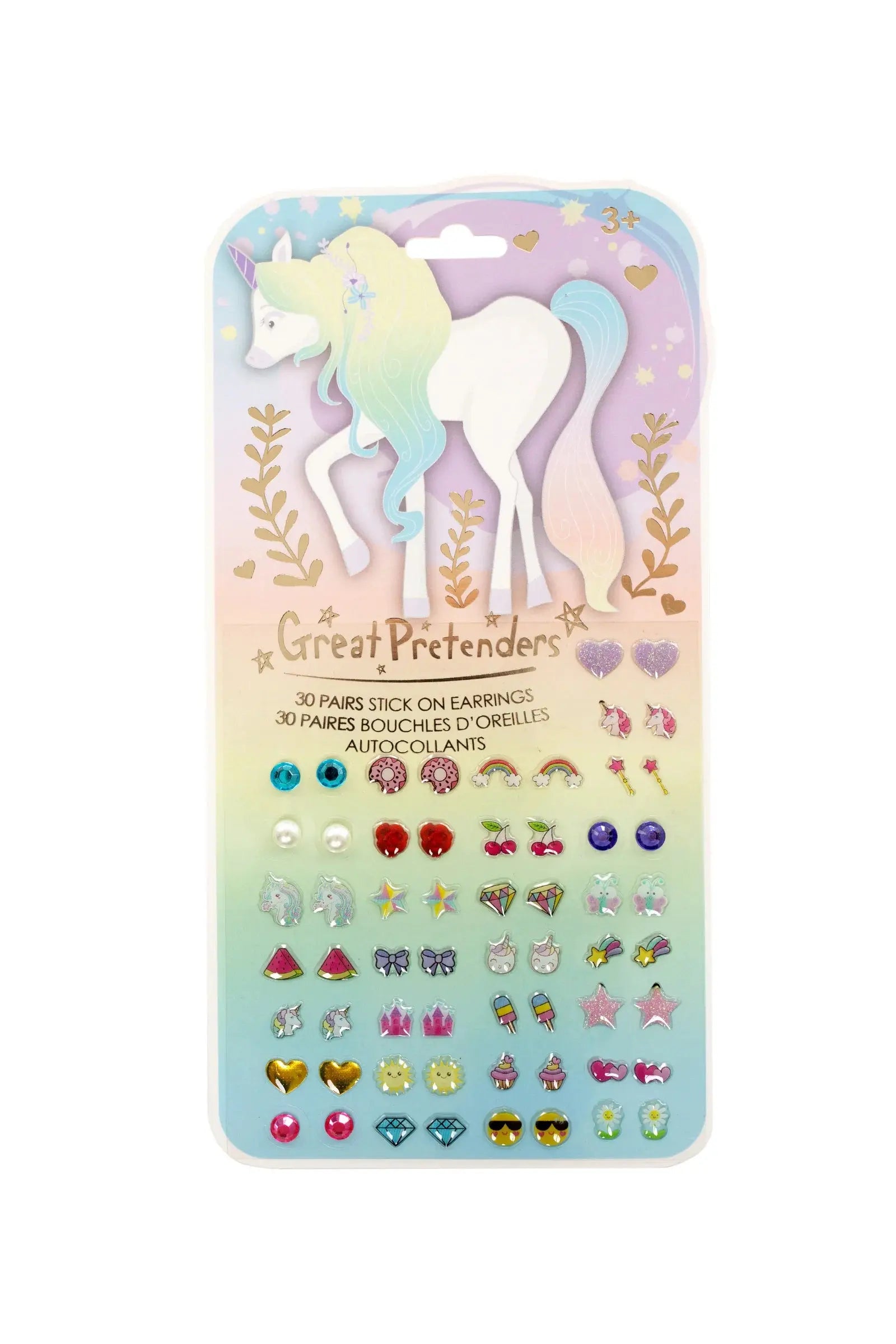 WHIMSICAL UNICORN STICKER EARRINGS Great Pretenders