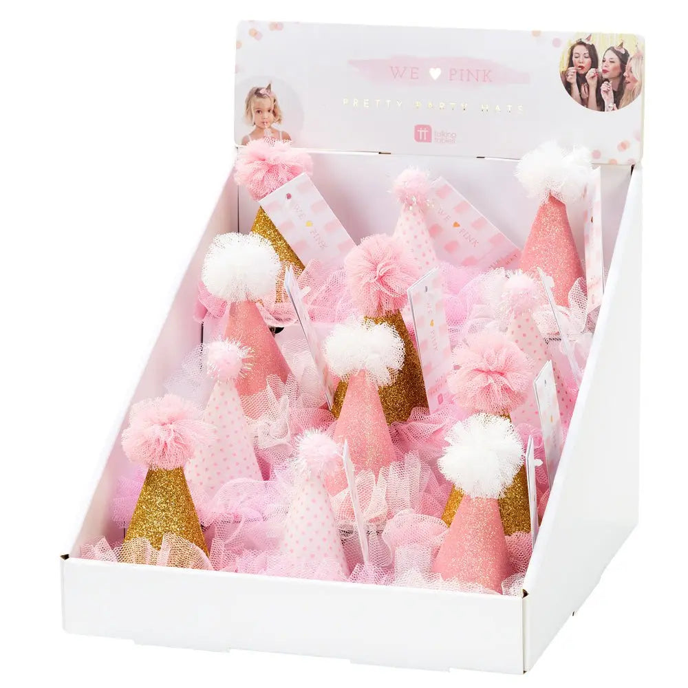 We ♥ Pink Mini Hat Talking Tables